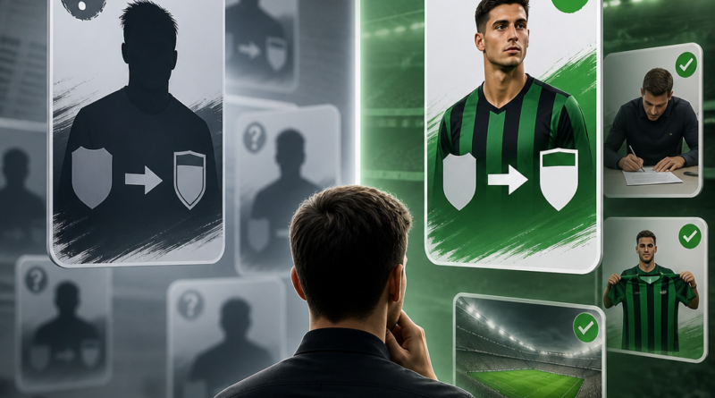 Ilustrasi membedakan rumor transfer dan pengumuman resmi dalam berita bola