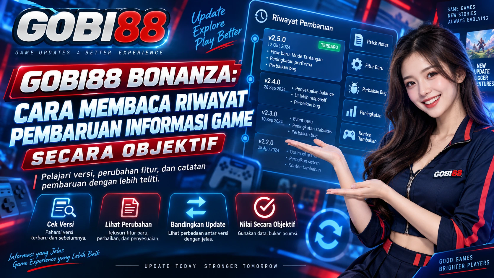 GOBI88 Bonanza: Cara Membaca Riwayat Pembaruan Informasi Game Secara Objektif