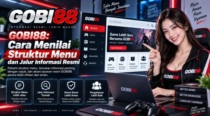 GOBI88 cara menilai struktur menu dan jalur informasi resmi