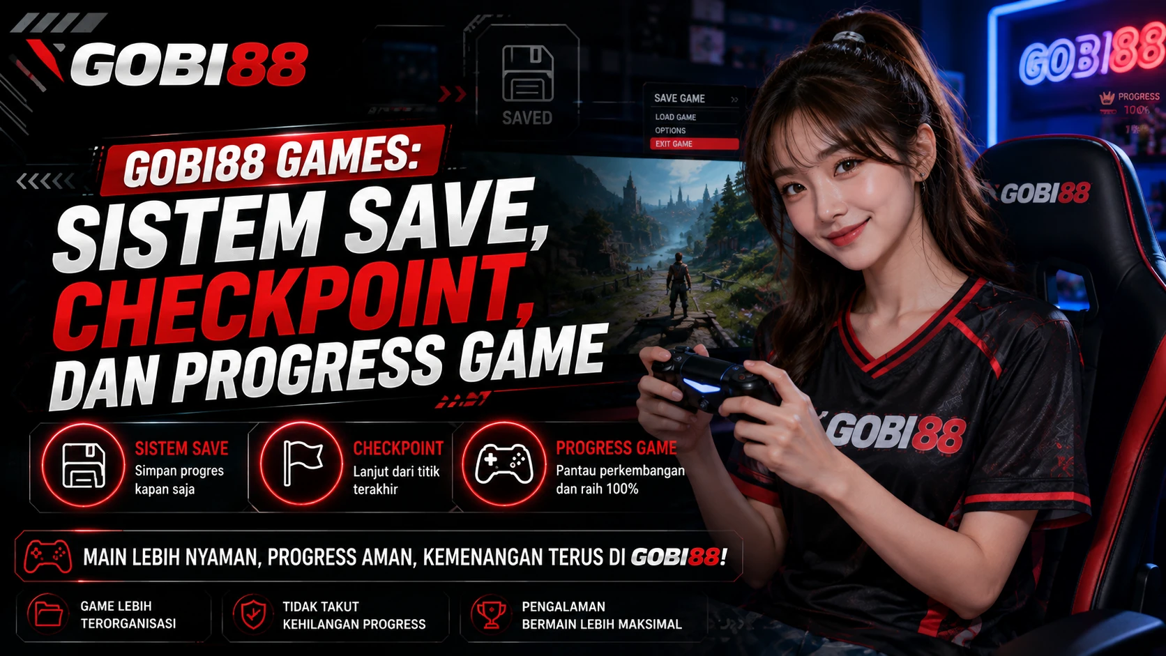 GOBI88 Games: Sistem Save, Checkpoint, dan Progress Game