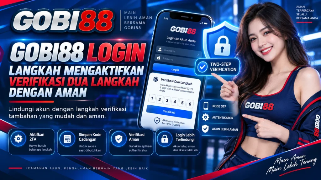 GOBI88 Login langkah mengaktifkan verifikasi dua langkah dengan aman
