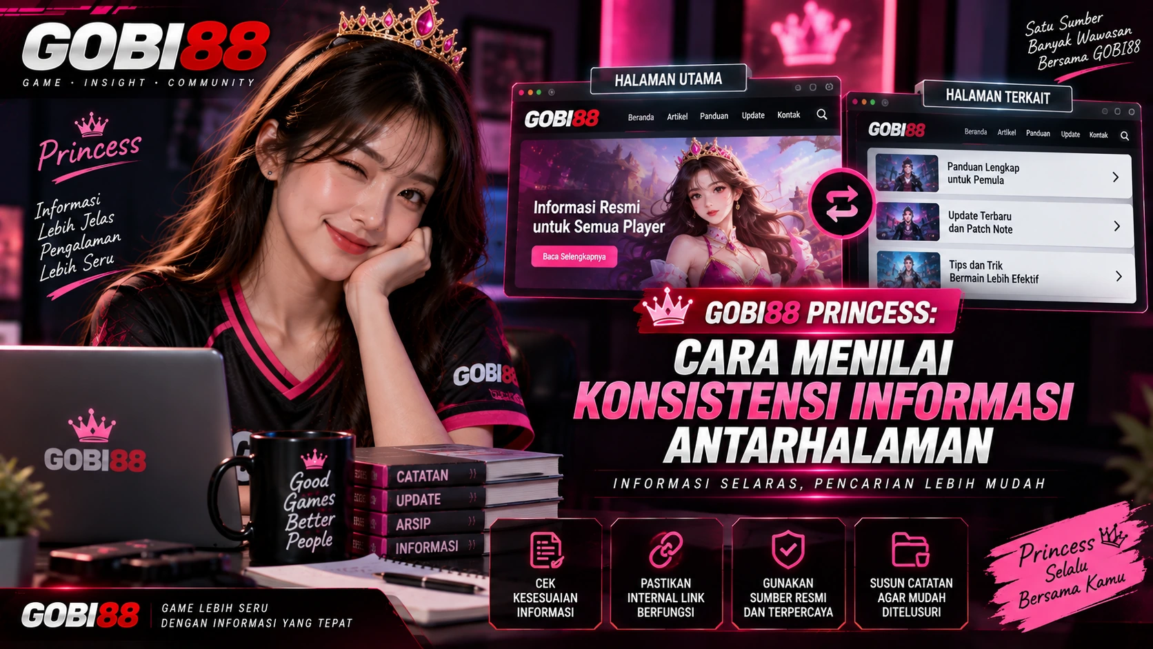 GOBI88 Princess: Cara Menilai Konsistensi Informasi Antarhalaman